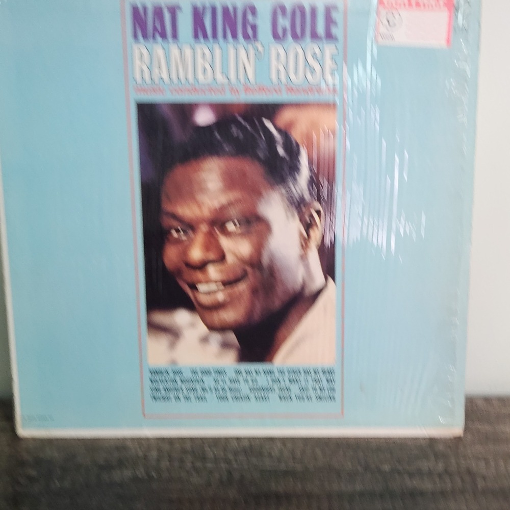 Nat King Cole Ramblin'‎ Rose Vinyl LP Record Album Capitol Rainbow